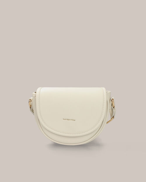 Bolso Blanco Media Luna
